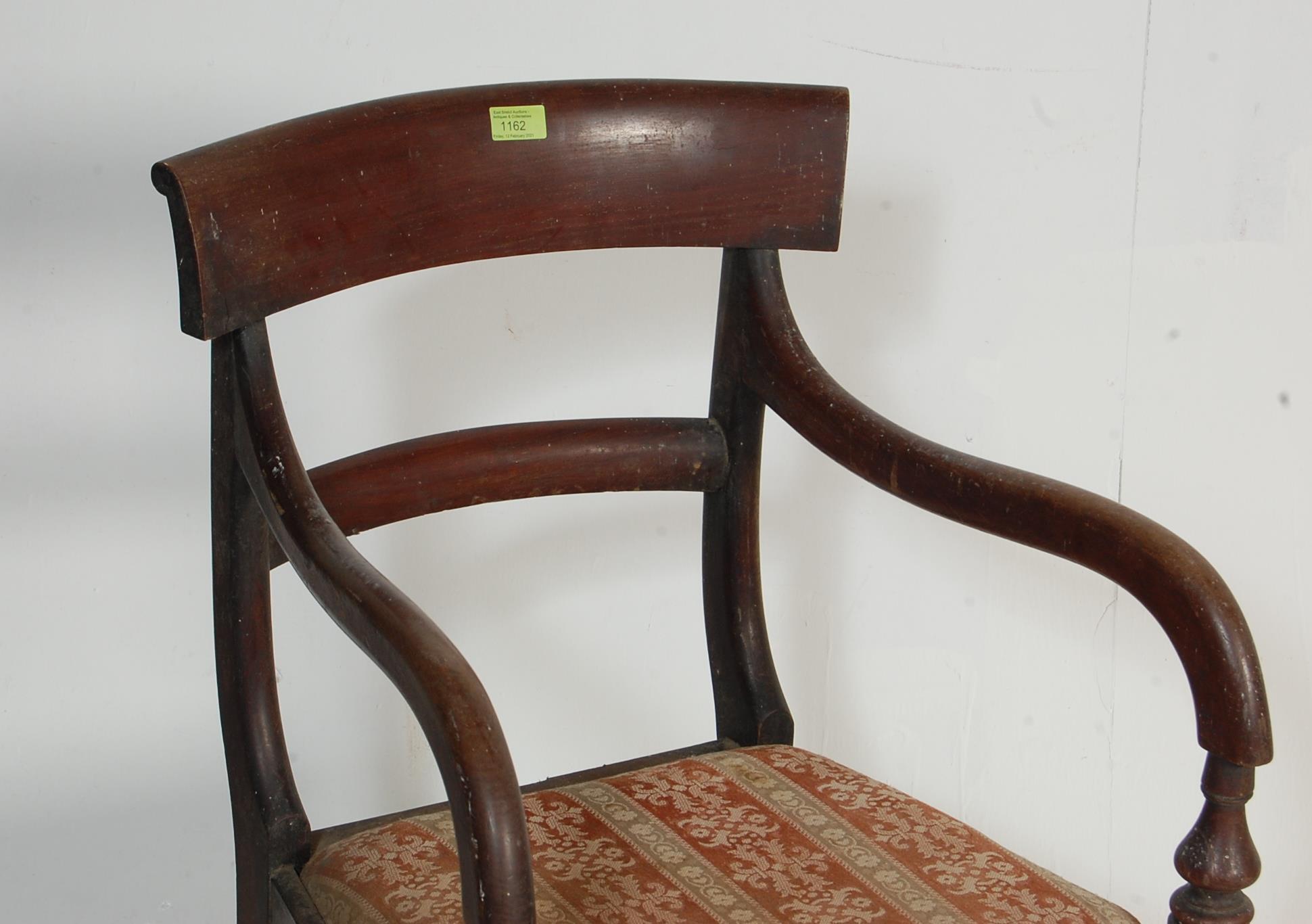 19TH CENTURY VICTORIAN MAHOGANY COMMODE CHAIR - Image 3 of 5