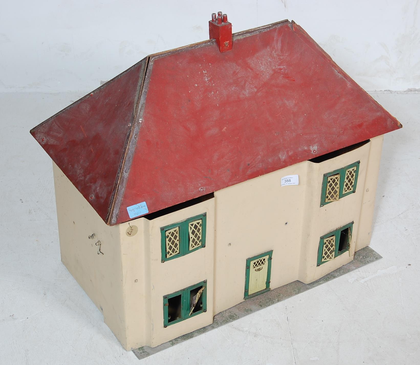 ORIGINAL MID CENTURY VINTAGE CHILDS DOLLS HOUSE - Image 2 of 6