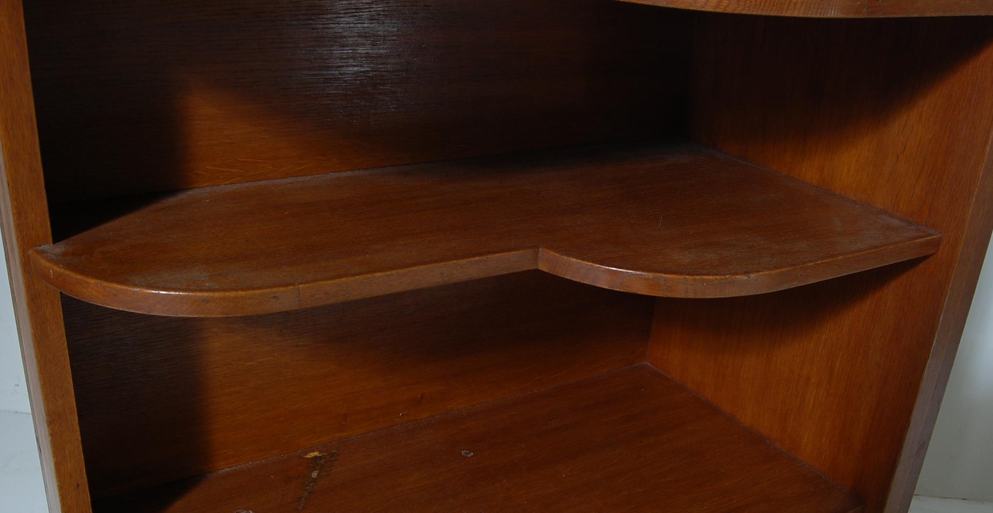 1970’S TEAK WOOD CORNER CABINET WITH TWO SHELVES - Image 3 of 5