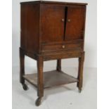 EDWARIAN ANTIQUE OAK SEWING BOX