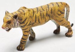 ANTIQUE STYLE VICTORIAN BRONZE FIGURINE OF A TIGER