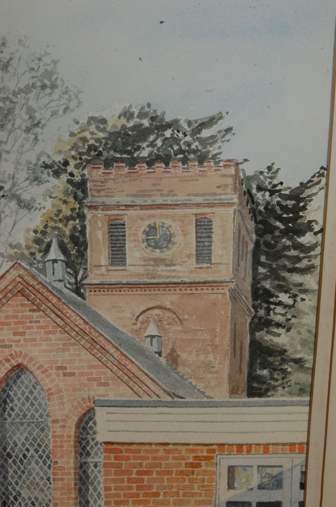 WS BLACKSHAW - WATERCOLOUR PAINTING OF COPTHORNE C - Bild 4 aus 7