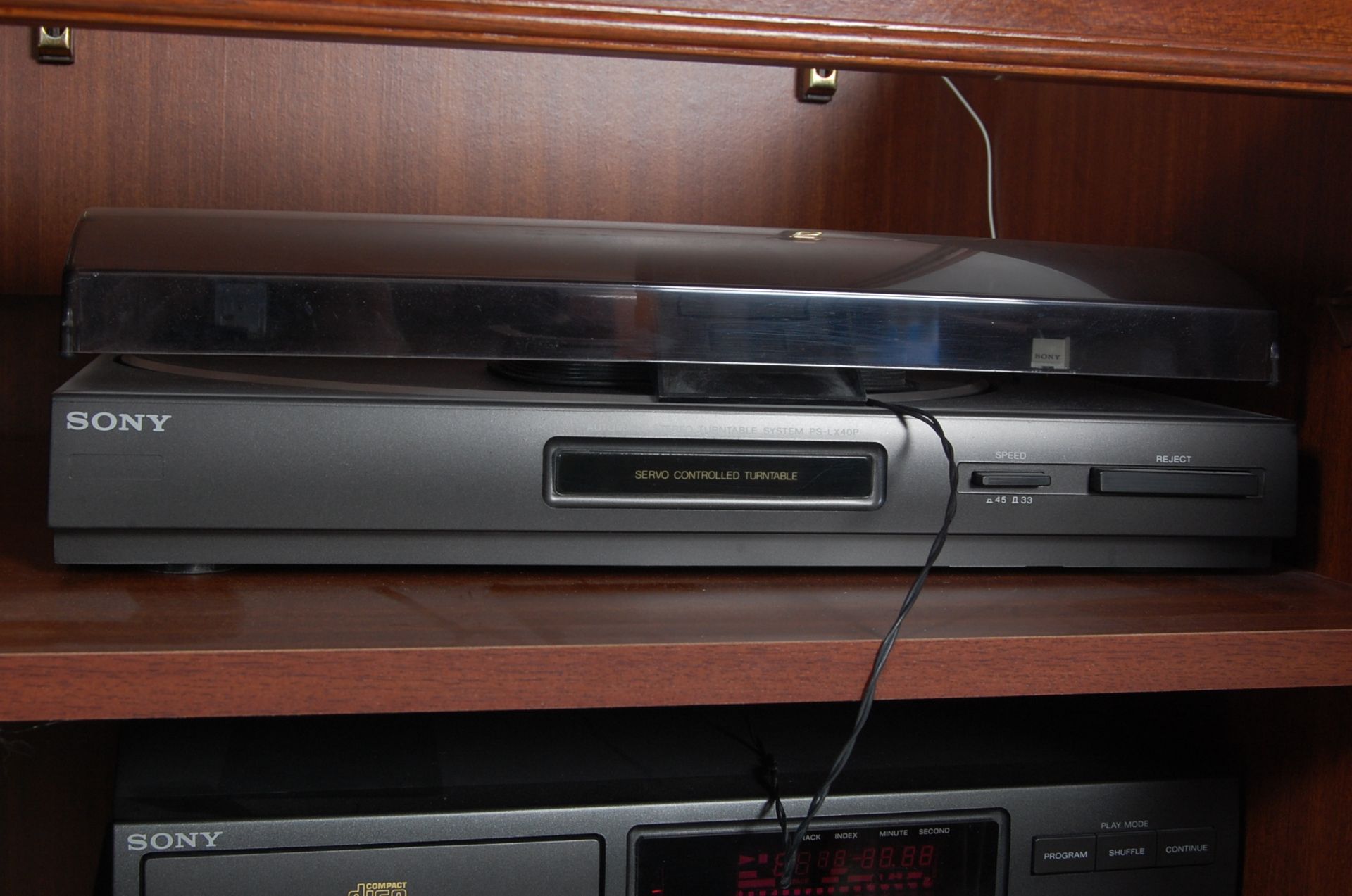 VINTAGE RETRO 20TH CENTURY SONY HI-FI AUTIO ENTERTAINMENT STACKING SYSTEM - Image 6 of 7