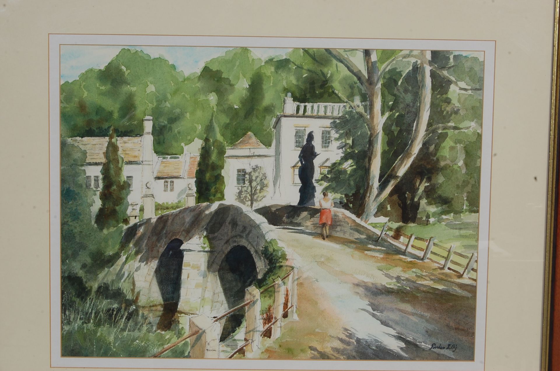 GORDON ELLIS - WATERCOLOUR ON PAPER IFORD MANOR NR BRADFORD ON AVON - Bild 2 aus 6