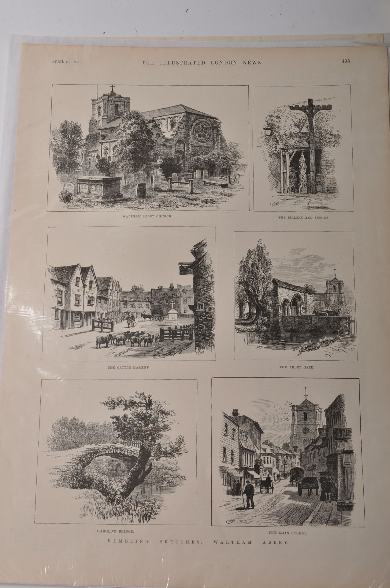 COLLECTION OF VICTORIAN ILLUSTRATED NEWSPAPER PAGES - Bild 4 aus 18