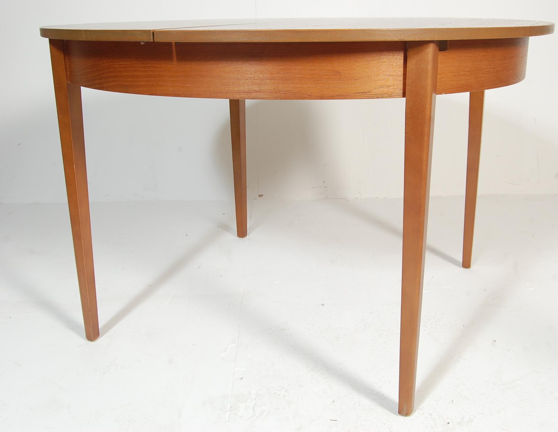 RETRO VINTAGE 1970S TEAK WOOD TABLE AND CHAIRS - Image 4 of 9