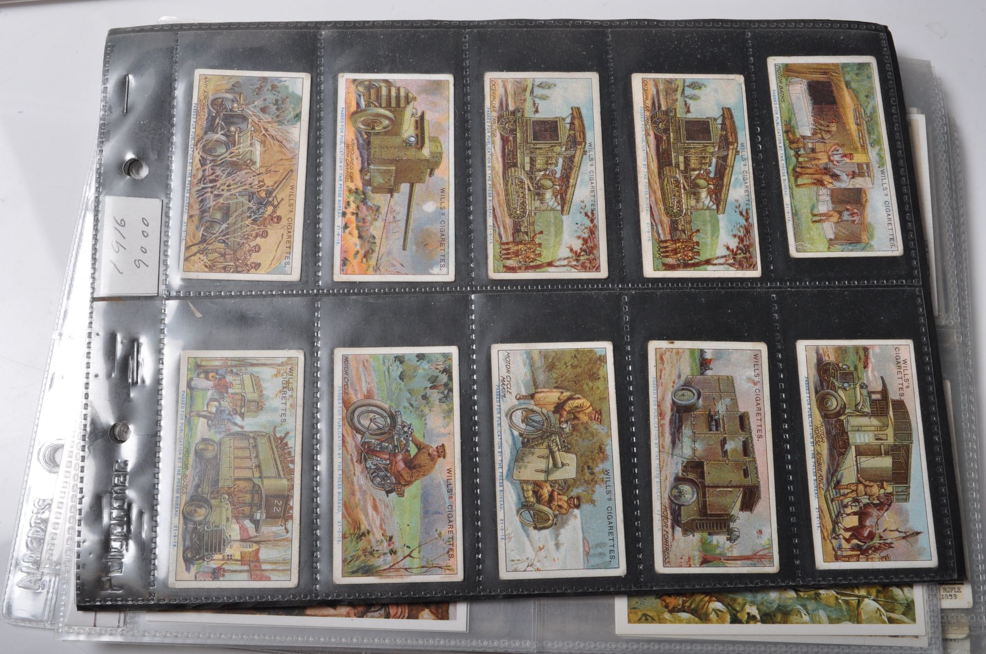 TWELVE SETS OF MILITARY THEMED TRADE CARDS AND CIGARETTE CARD MOSTLY WAR TIME - Bild 7 aus 12