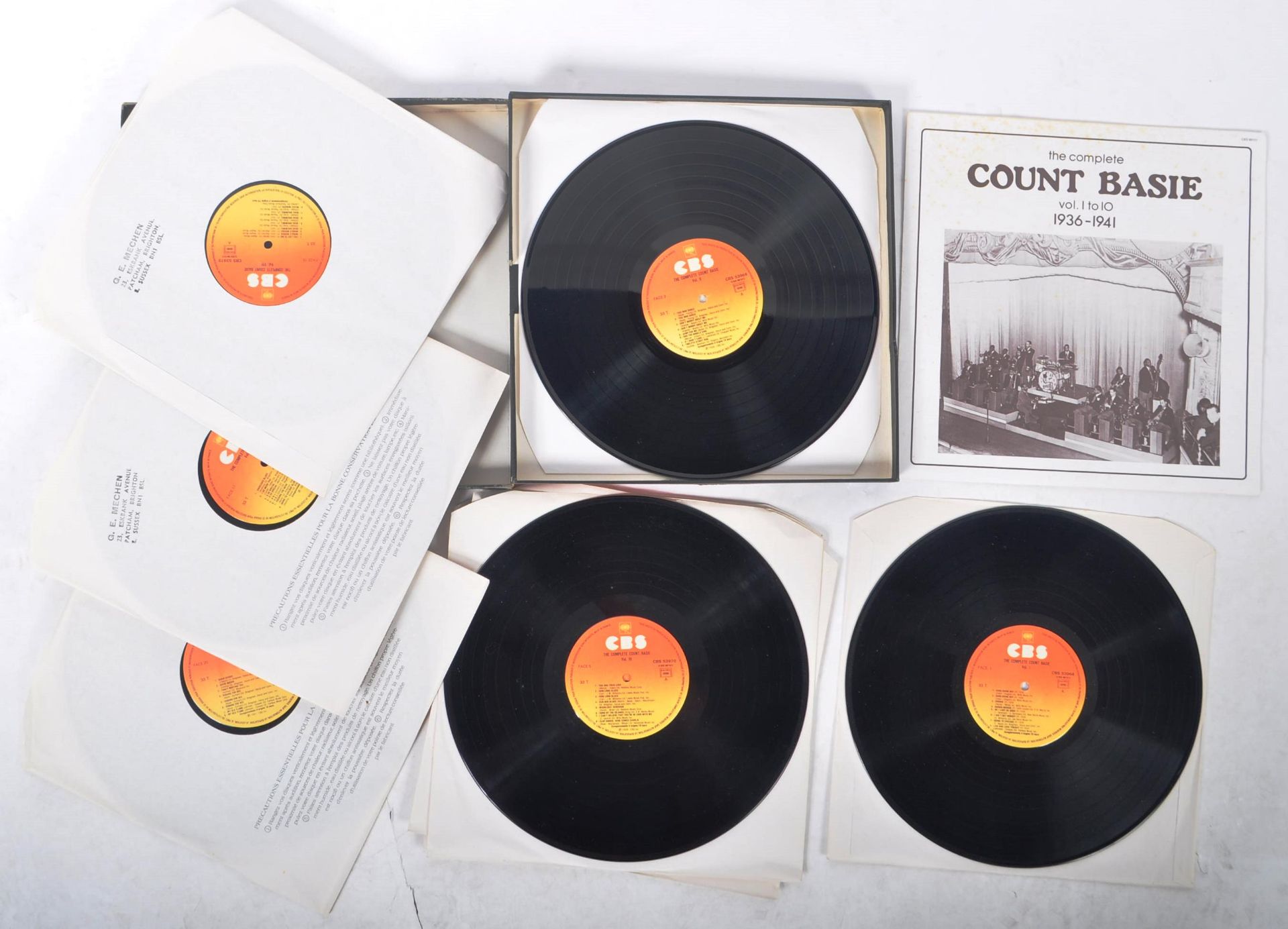 COUNT BASIE - THE COMPLETE VOL. 1 - 10 (1936 - 1941) VINYL BOX SET - Bild 3 aus 3