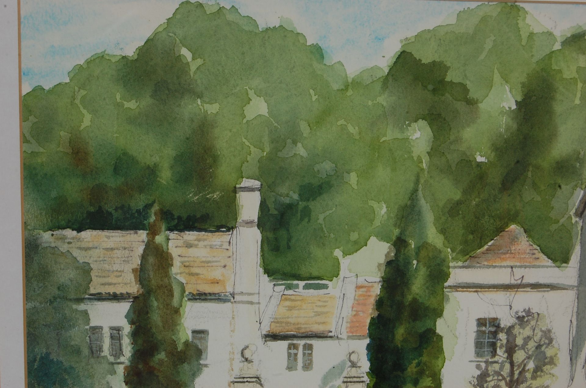 GORDON ELLIS - WATERCOLOUR ON PAPER IFORD MANOR NR BRADFORD ON AVON - Bild 5 aus 6