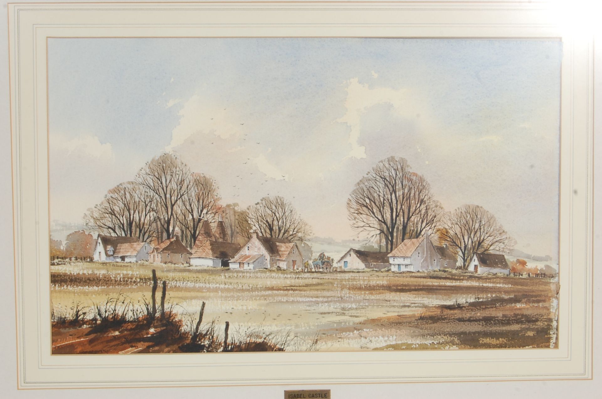 MID CENTURY WATERCOLOUR PAINTING BY ISABEL CASTLE - Bild 2 aus 6