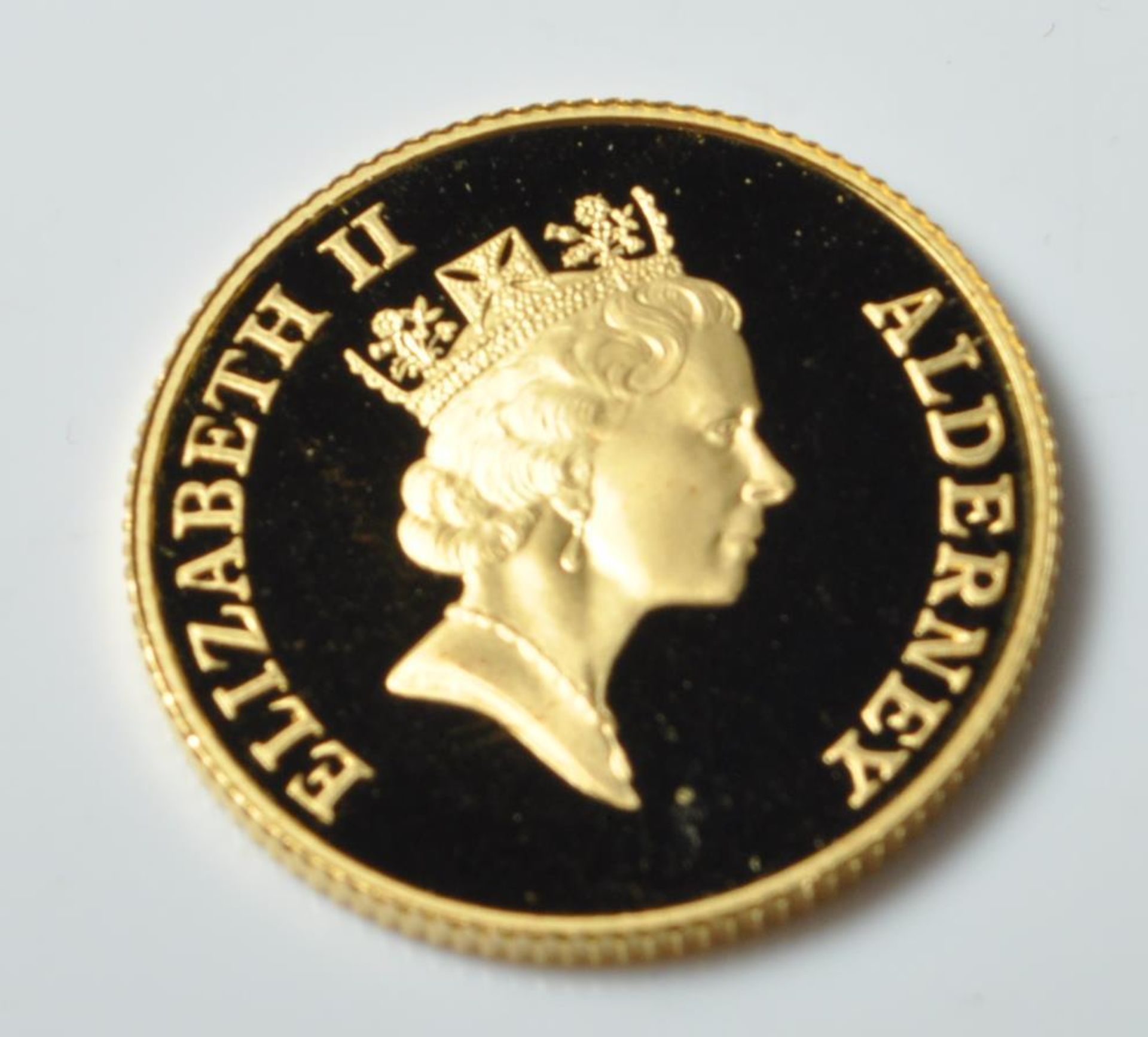 1997 ALDERNEY GOLDEN WEDDING ANNIVERSARY £25 COIN - Bild 2 aus 4