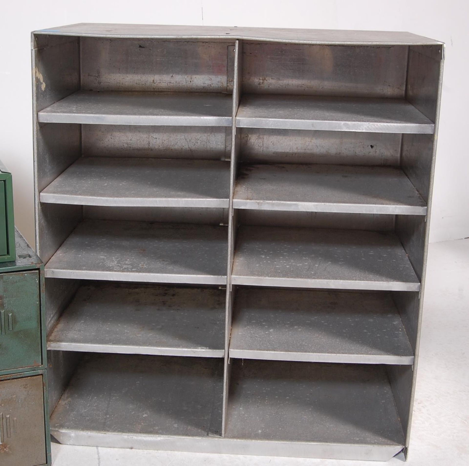 COLLECTION OF RETRO VINTAGE INDUSTRIAL FACTORY METAL FILING CABINETS - Image 9 of 9