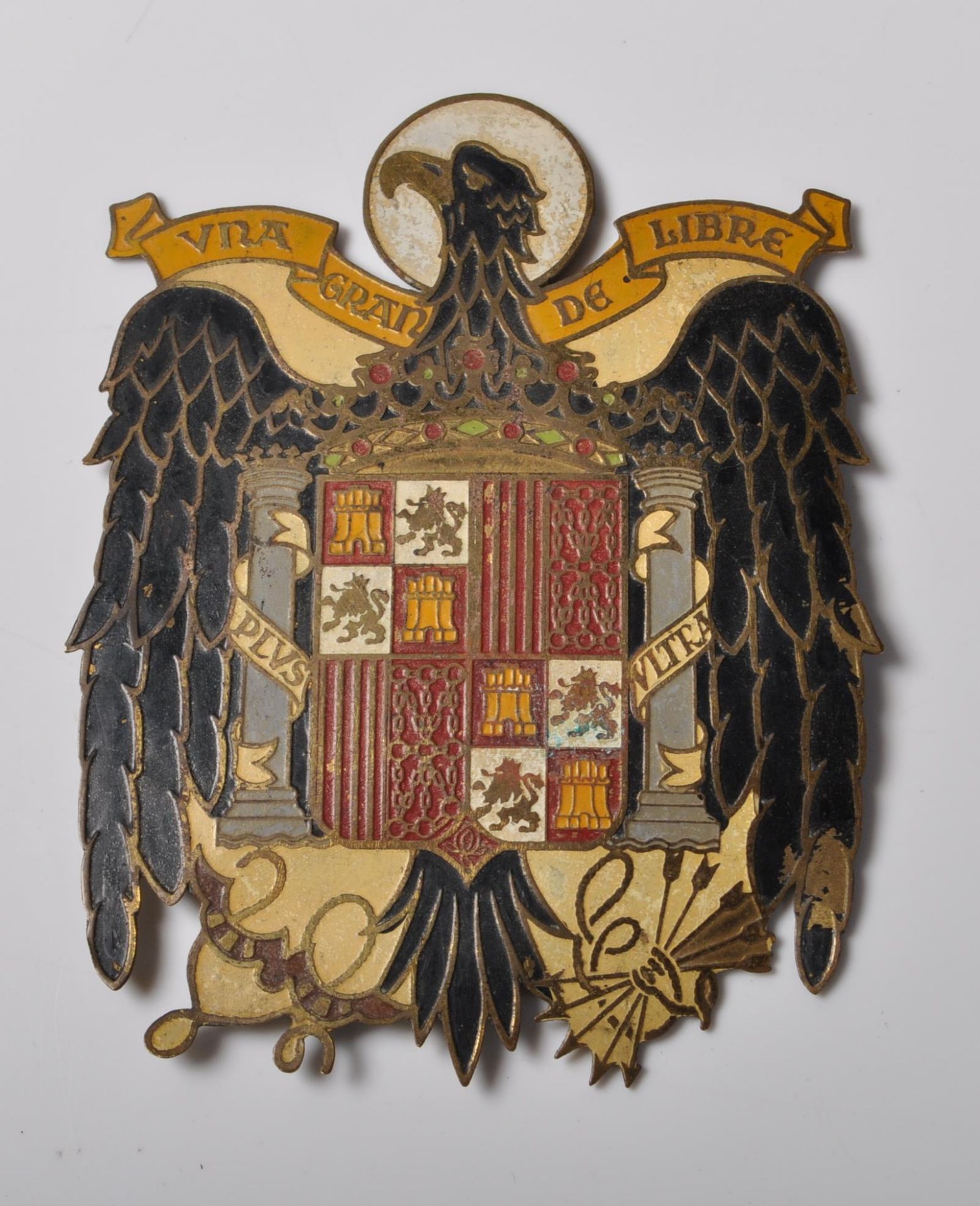 FRANCO ERA SPANISH CAR BADGE