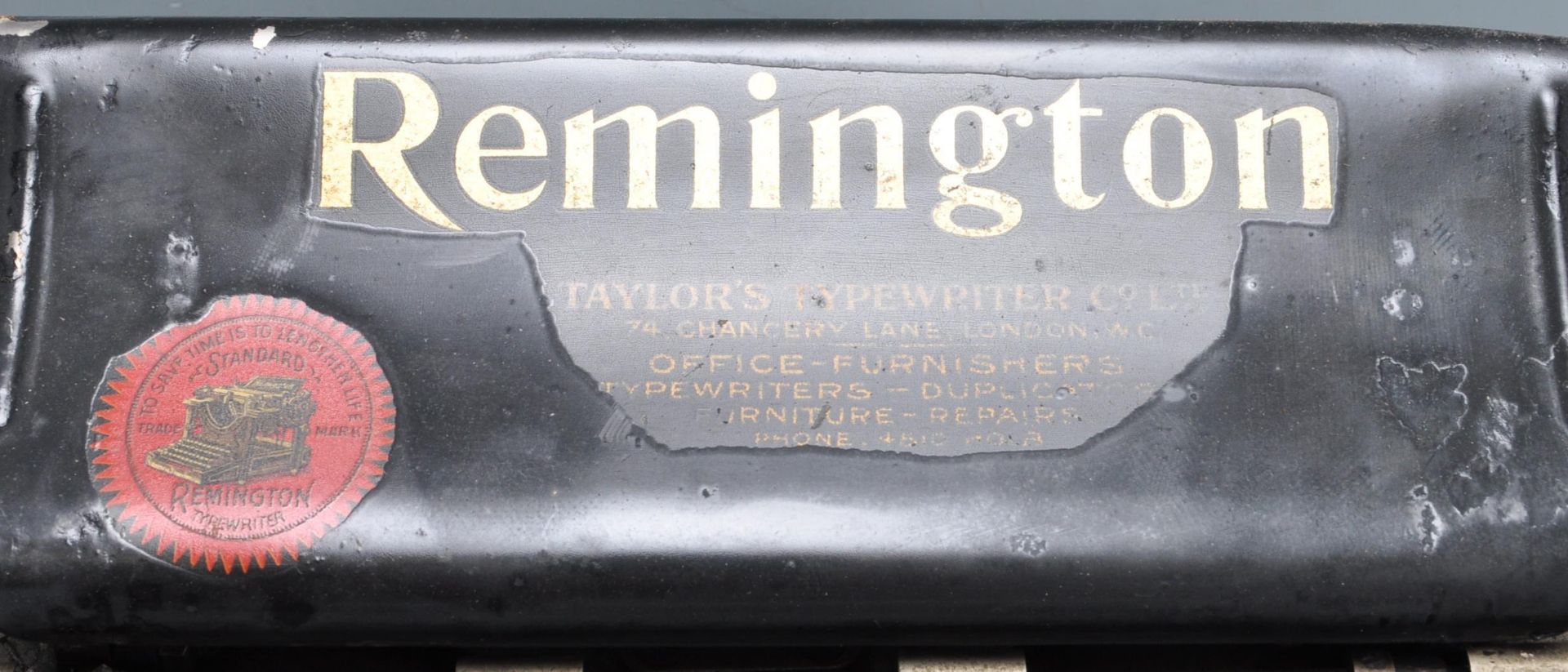 EARLY 2OTH CENTURY REMINGTON STANDARD NO.10 TYPEWRITER - Bild 4 aus 8