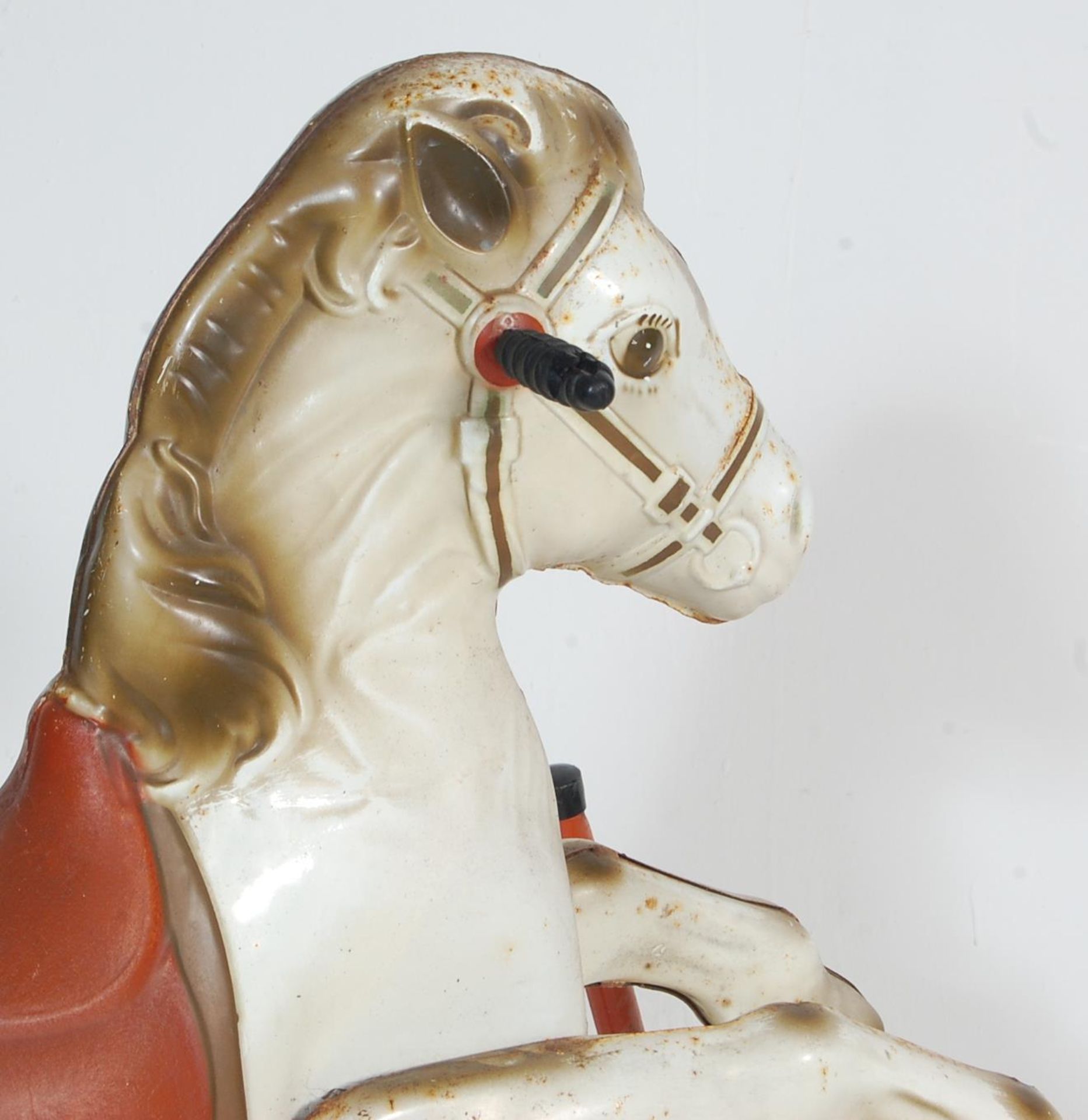 VINTAGE 1960'S MOBO PRAIRIE KING HORSE TOY - Bild 4 aus 7