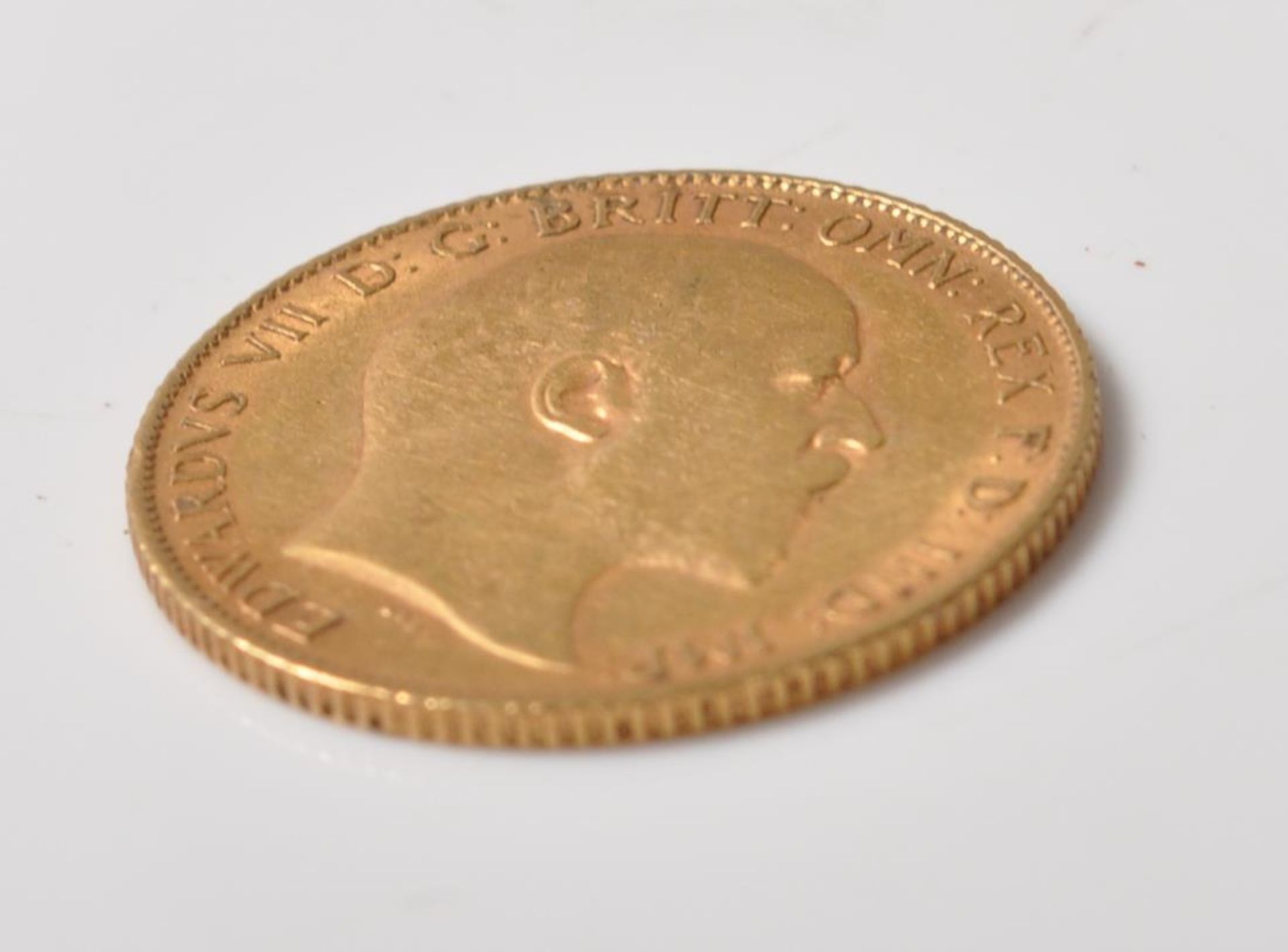 EDWARDIAN 1907 GOLD HALF SOVEREIGN COIN - Image 2 of 4