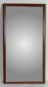 EARLY 20TH CENTURY MAHOGANY SHOP / HABERDASHERY MIRROR