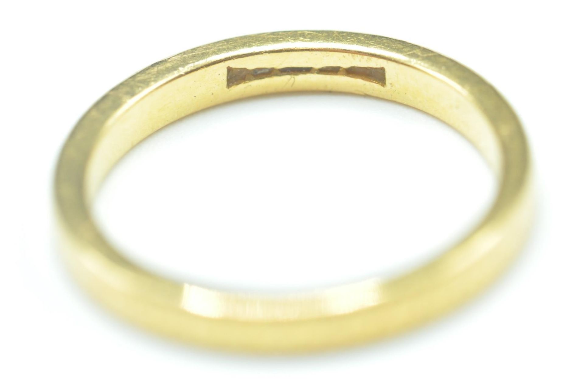 ANTIQUE GOLD WEDDING BAND RING WITH ENGRAVED DECORATION - Bild 4 aus 6