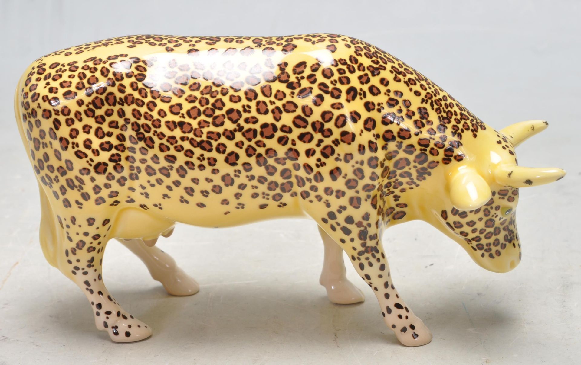 COW PARADE - VINTAGE POLYCROME CERAMIC COW FIGURINES - Bild 9 aus 9