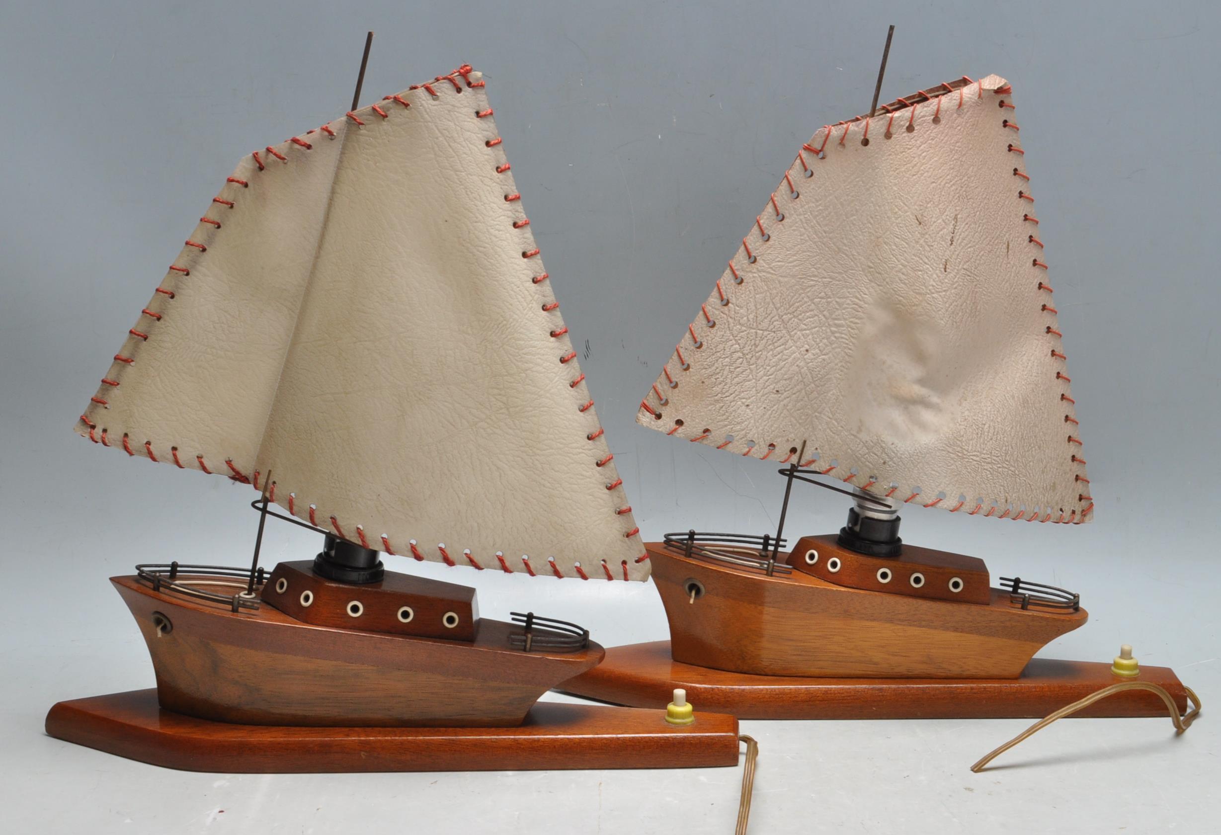 PAIR OF RETRO BOAT LAMPS AND NAUTICAL NUT CRACKER - Image 6 of 9