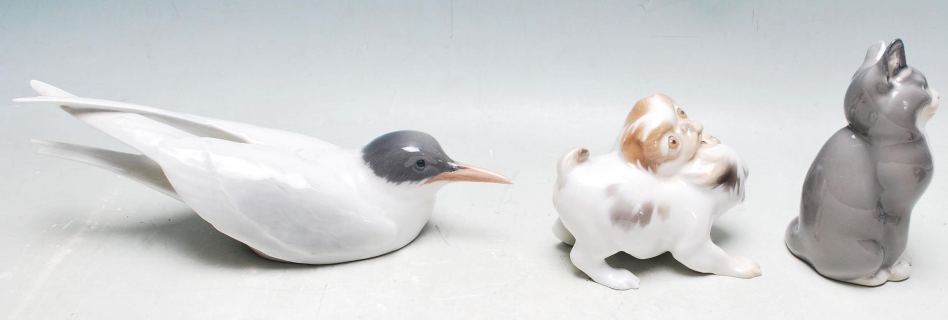 COLLECTION OF THREE VINTAGE SCANDINAVIAN ANIMAL FIGURINES - Bild 4 aus 7