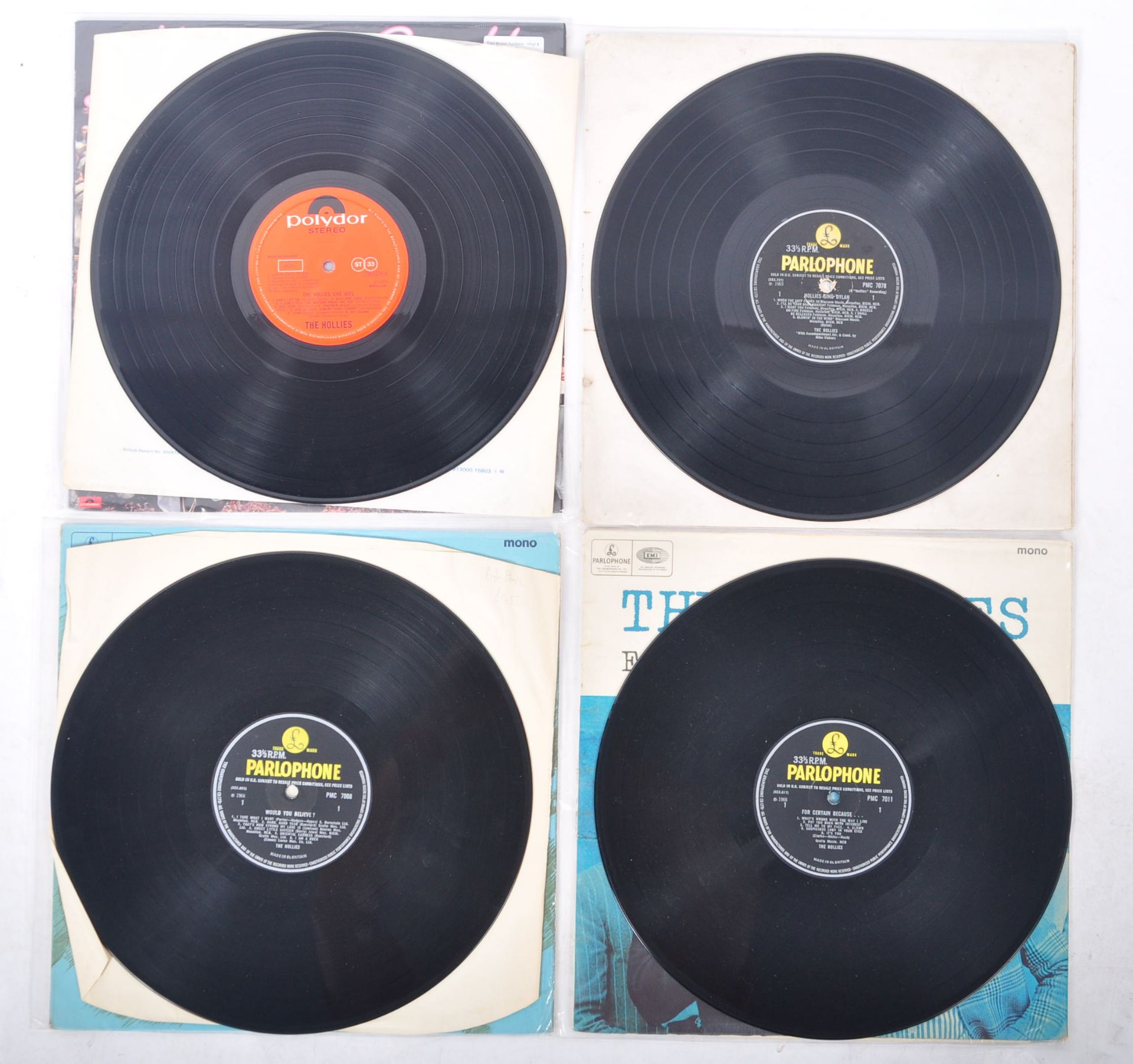 THE HOLLIES - GROUP OF FOUR VINYL RECORD ALBUMS - Bild 3 aus 3