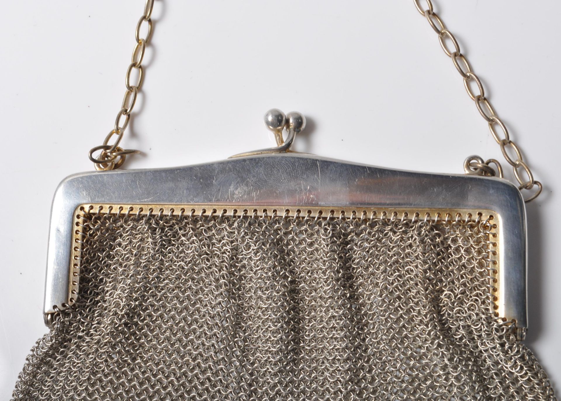 1930'S GERMAN SILVER EVENING PURSE - Image 3 of 5