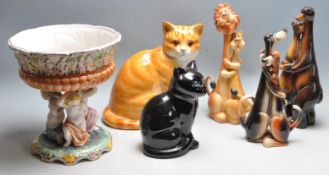 COLLECTION OF VINTAGE 20TH CENTURY CERAMIC AND PORCELAIN FIGURINES
