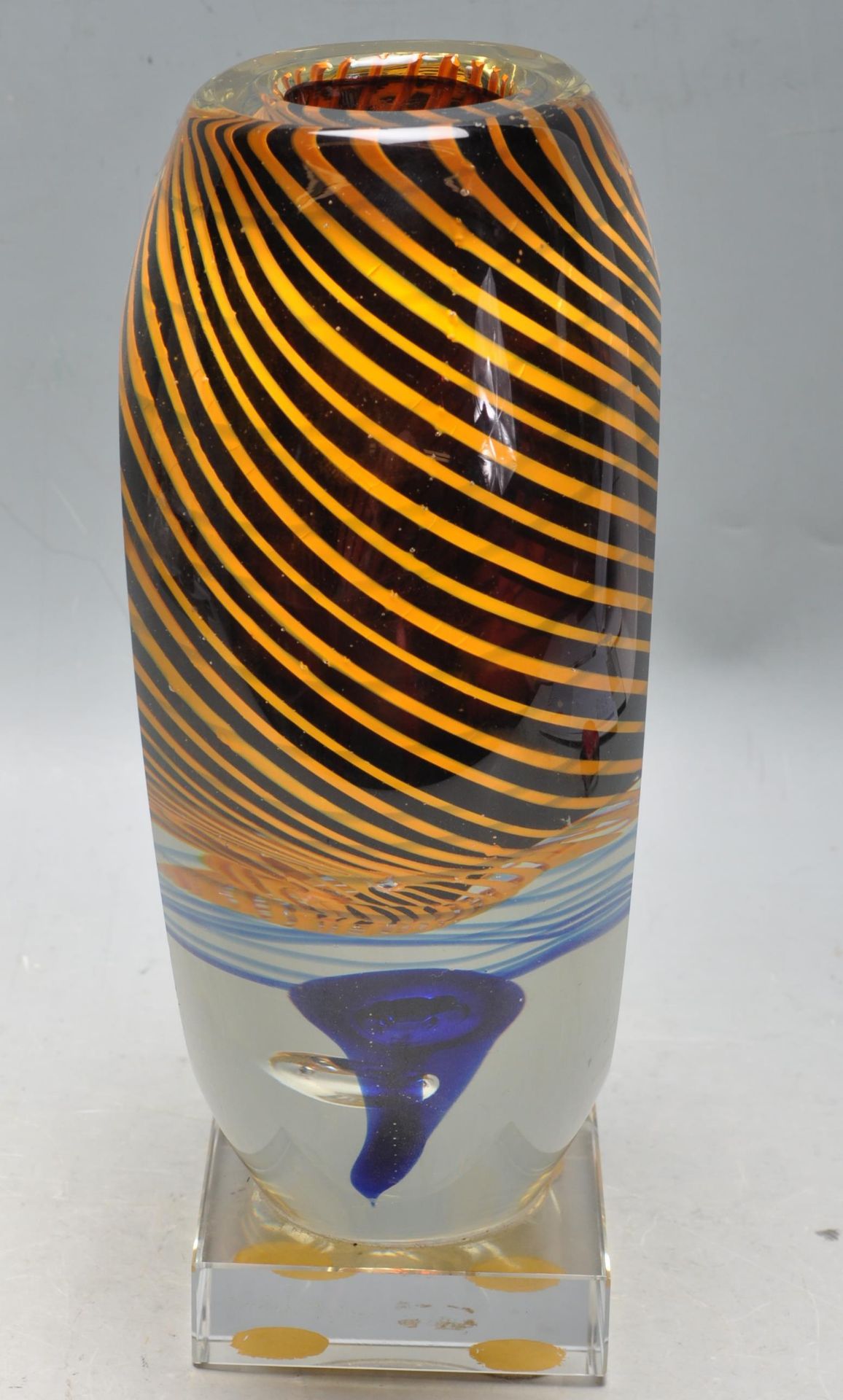 RETRO VINTAGE STUDIO ART GLASS VASE - Bild 2 aus 6