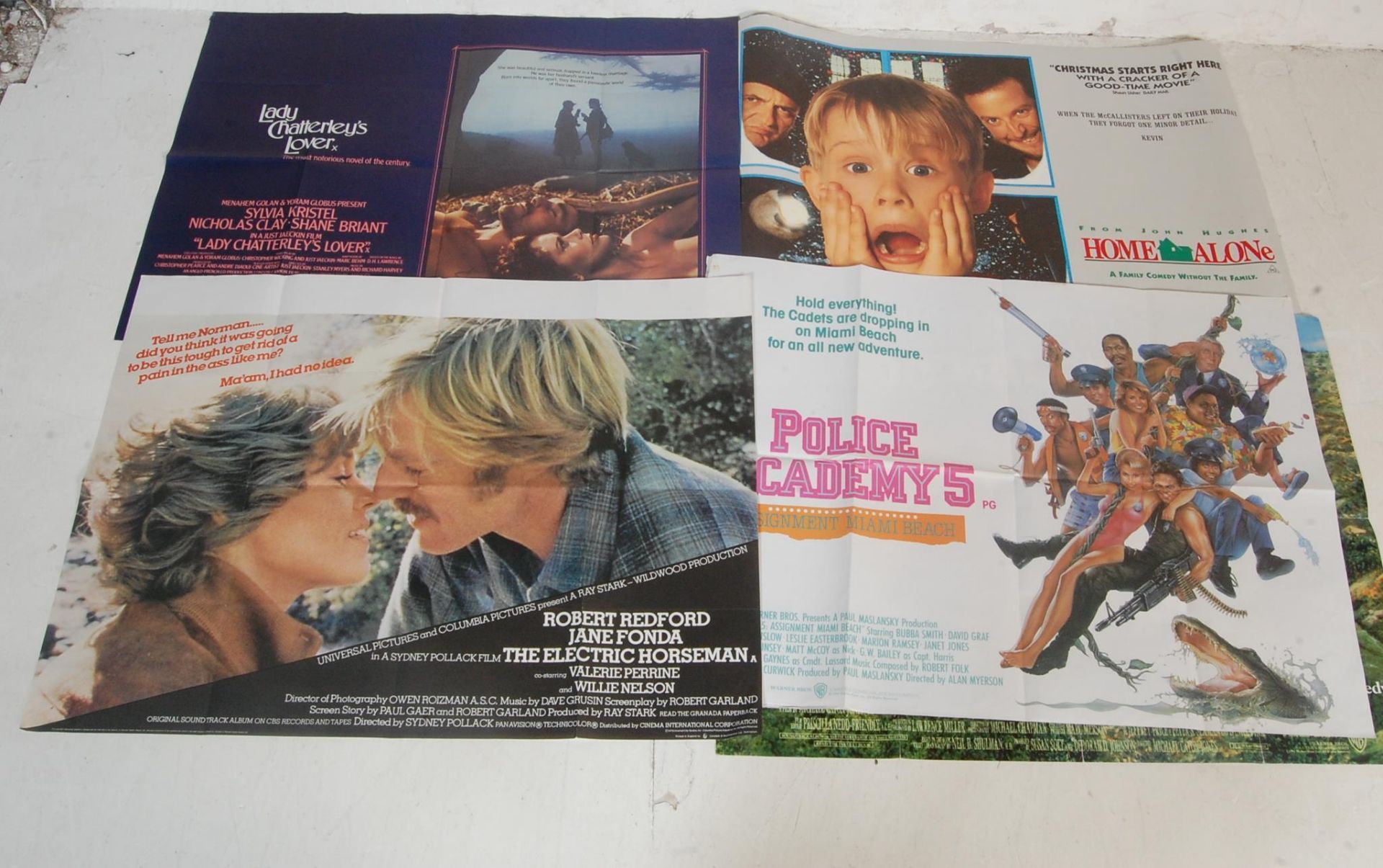 COLLECTION OF VINTAGE MOVIE POSTERS - HOME ALONE ETC