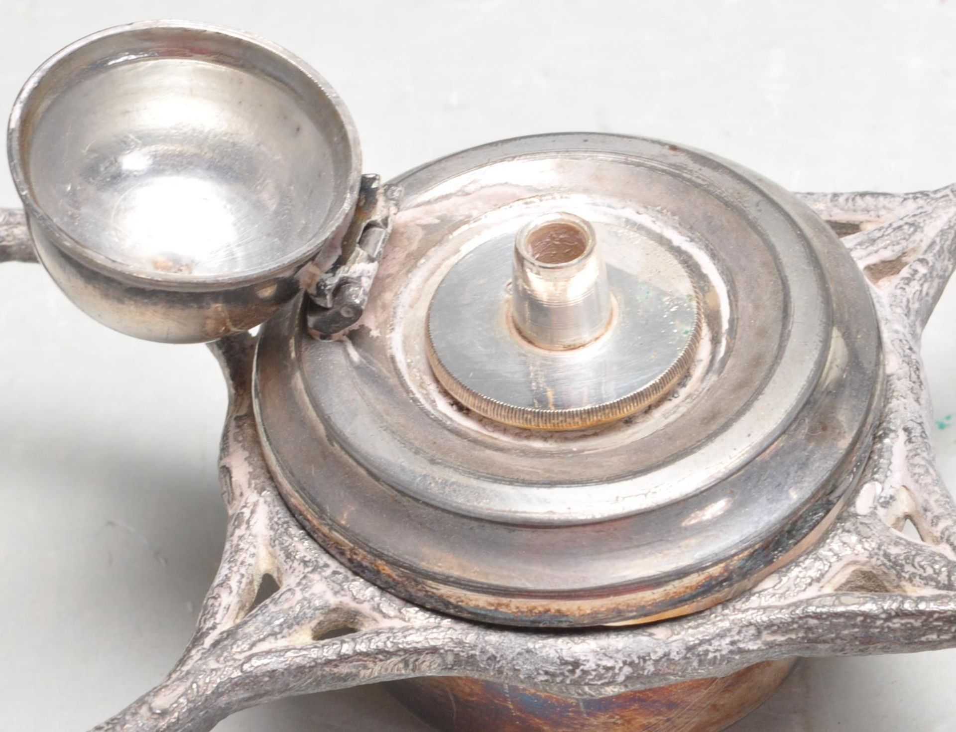 EARLY 20TH CENTURY SILVER PLATED SPIRIT KETTLE BY JOHN TURTON AND CO - Bild 10 aus 10