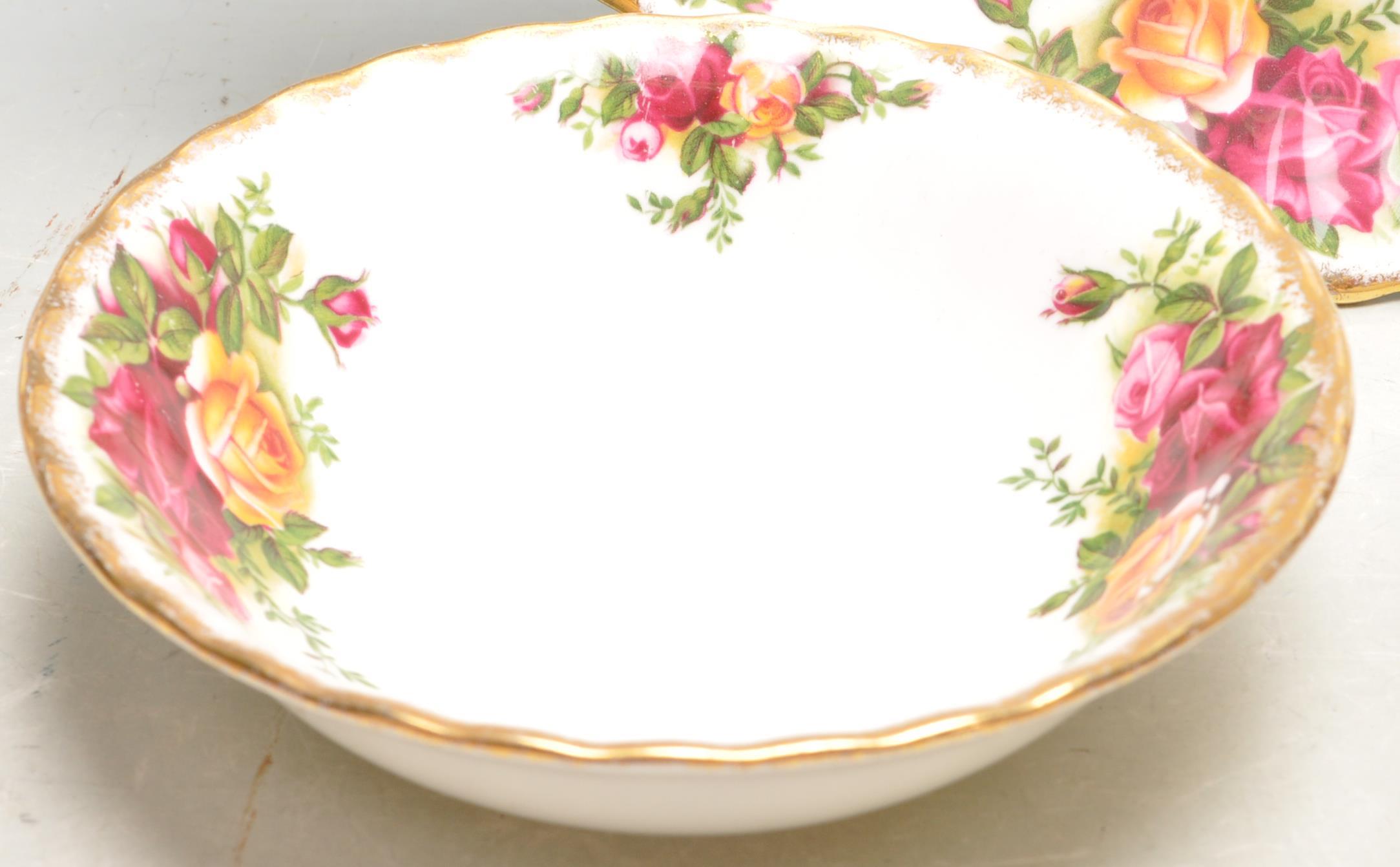 VINTAGE 20TH CENTURY ROYAL ALBERT OLD COUNTRY ROSES TEA SERVICE - Image 7 of 10