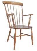 VICTORIAN 19TH CENTURY BEECH AND ELM WINDSOR CHAIR