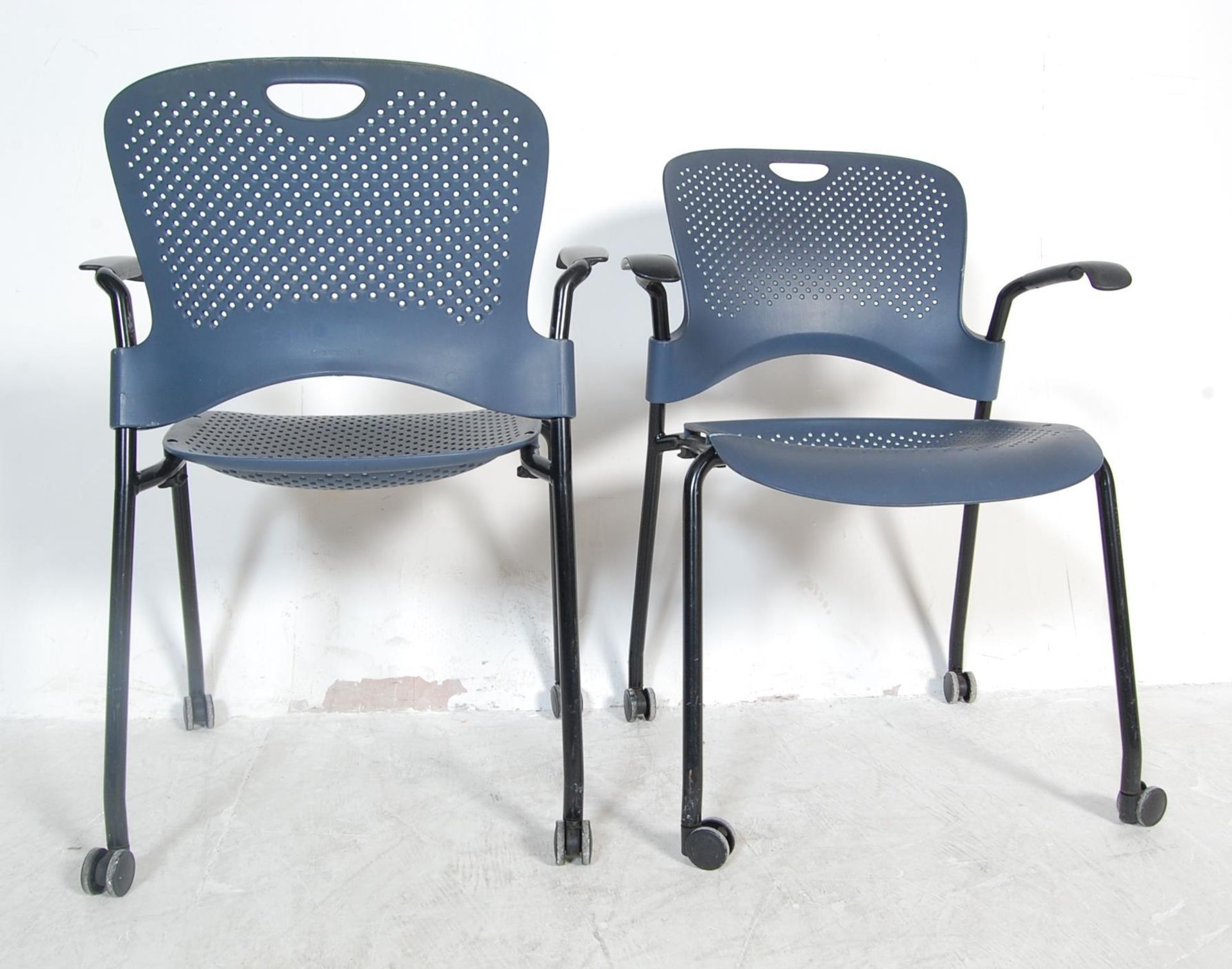 THREE VINTAGE RETRO HERMAN MILLER OFFICE CHAIRS - Bild 10 aus 10