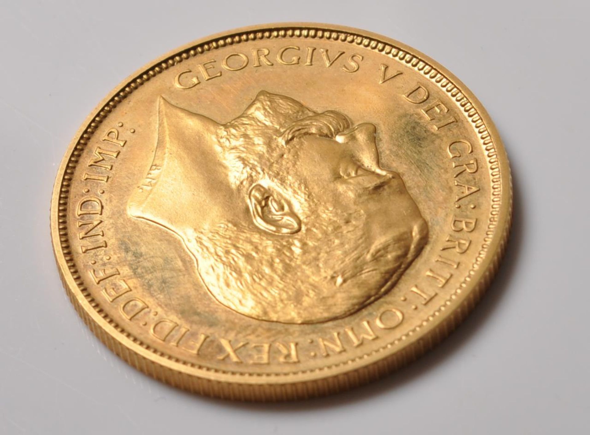 1911 DOUBLE SOVEREIGN £2 GOLD COIN - Bild 2 aus 4