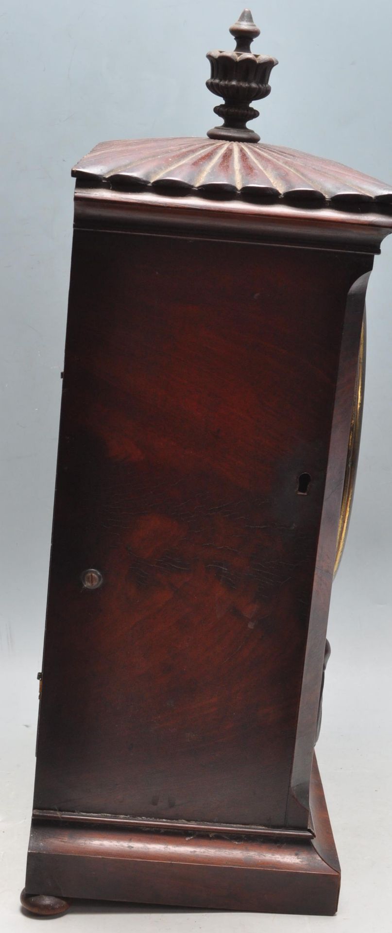 GEORGIAN MAHOGANY BRACKET CLOCK - Bild 6 aus 9