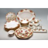 VINTAGE LATE 20TH CENTURY ROYAL ALBERT DINNER SERVICE