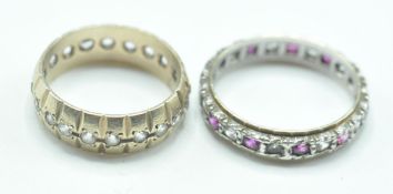 COLELCTION OF TWO LADIES DRESS RINGS