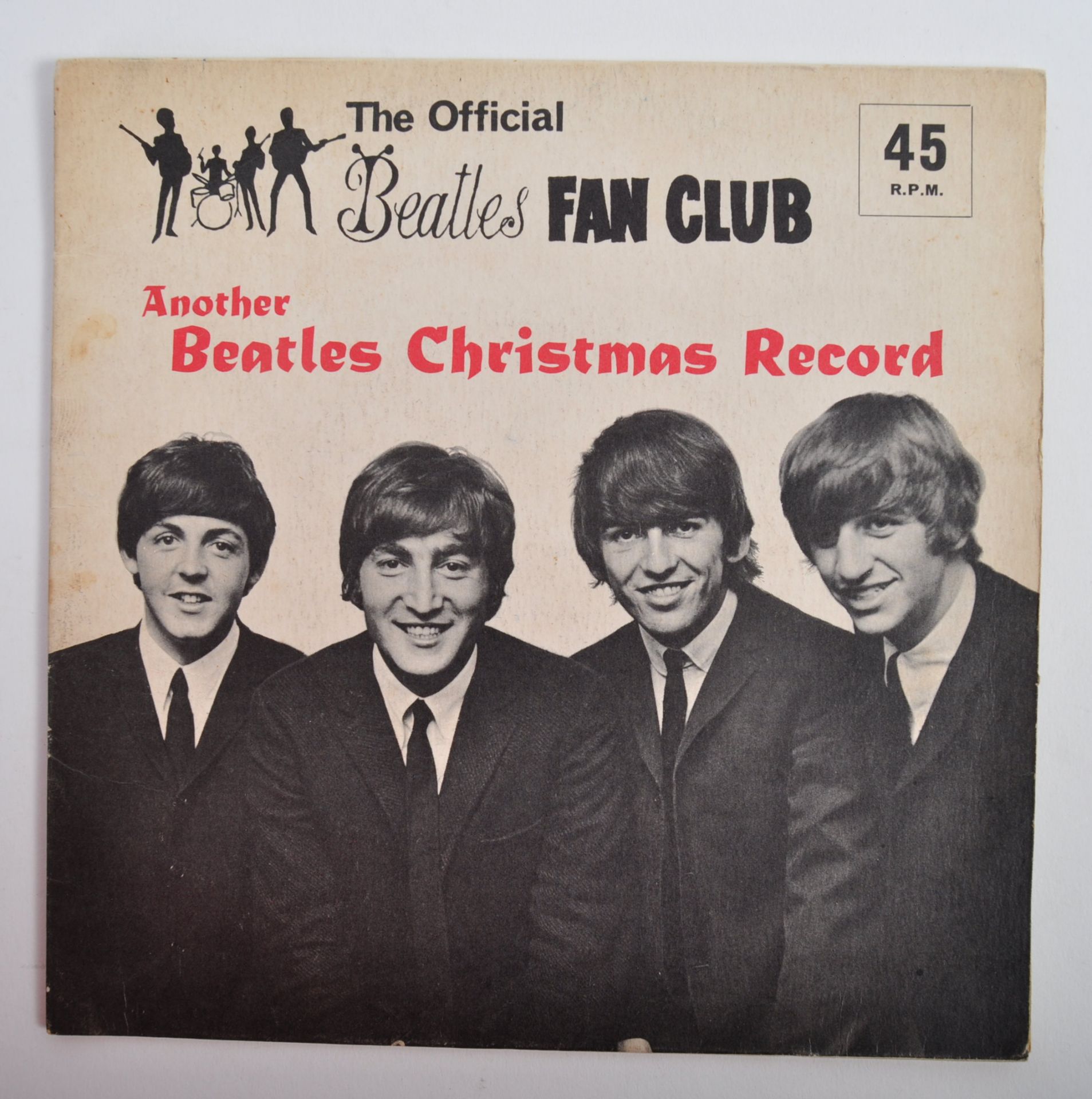 THE BEATLES - 1964 CHRISTMAS FLEXI DISC FAN CLUB