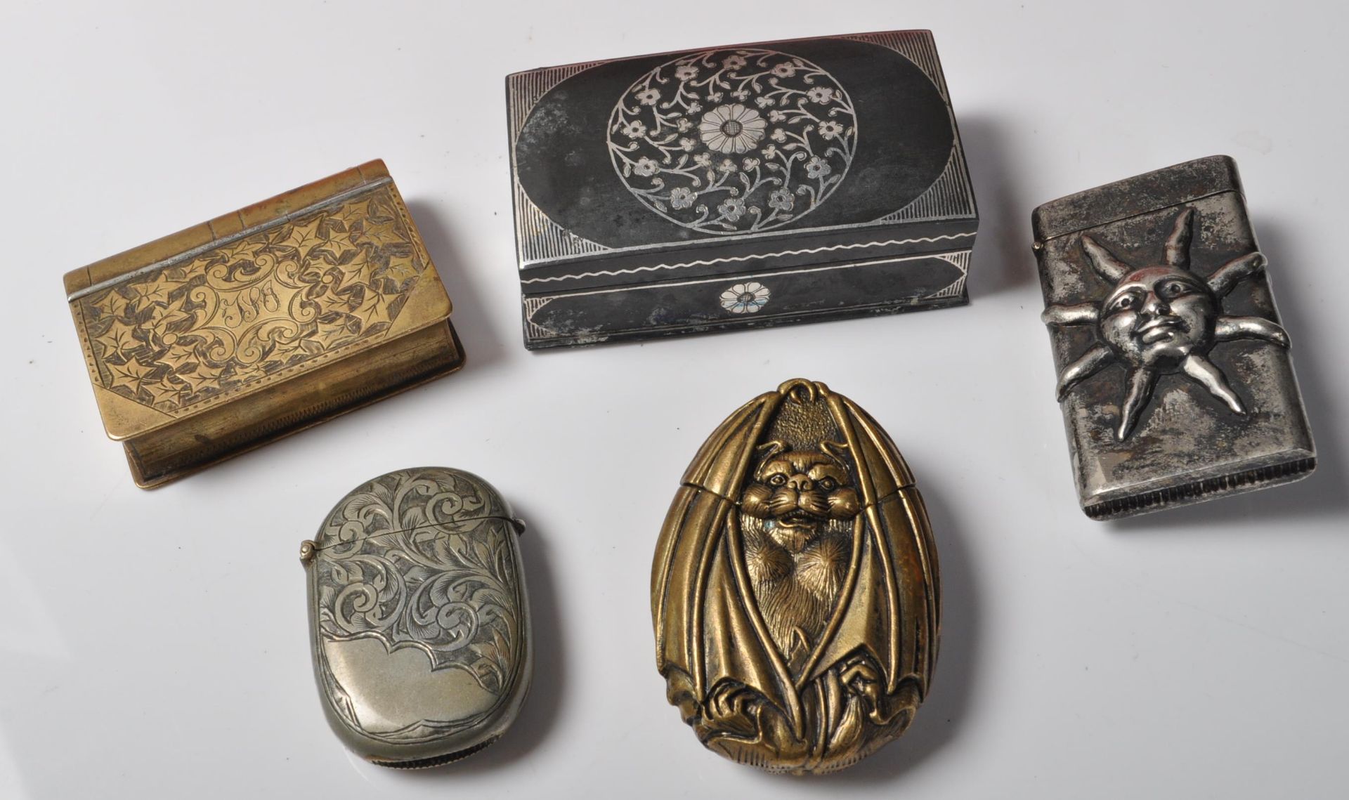 COLLECTION OF EARLY 20TH CENTURY VESTA CASES
