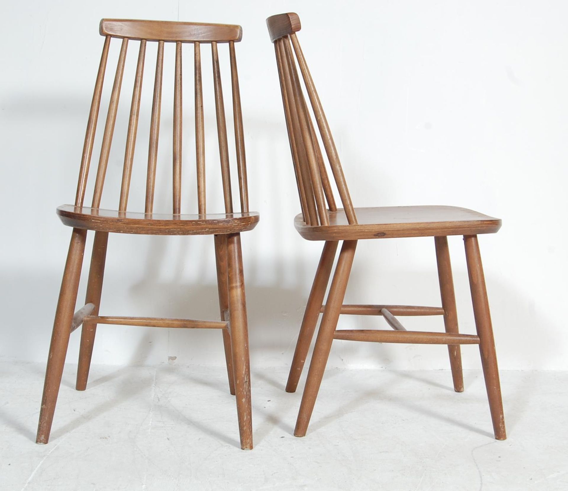 RETRO VINTAGE LATE 20TH CENTURY ERCOL STYLE EXTENDABLE DINING AND CHAIRS - Bild 8 aus 9