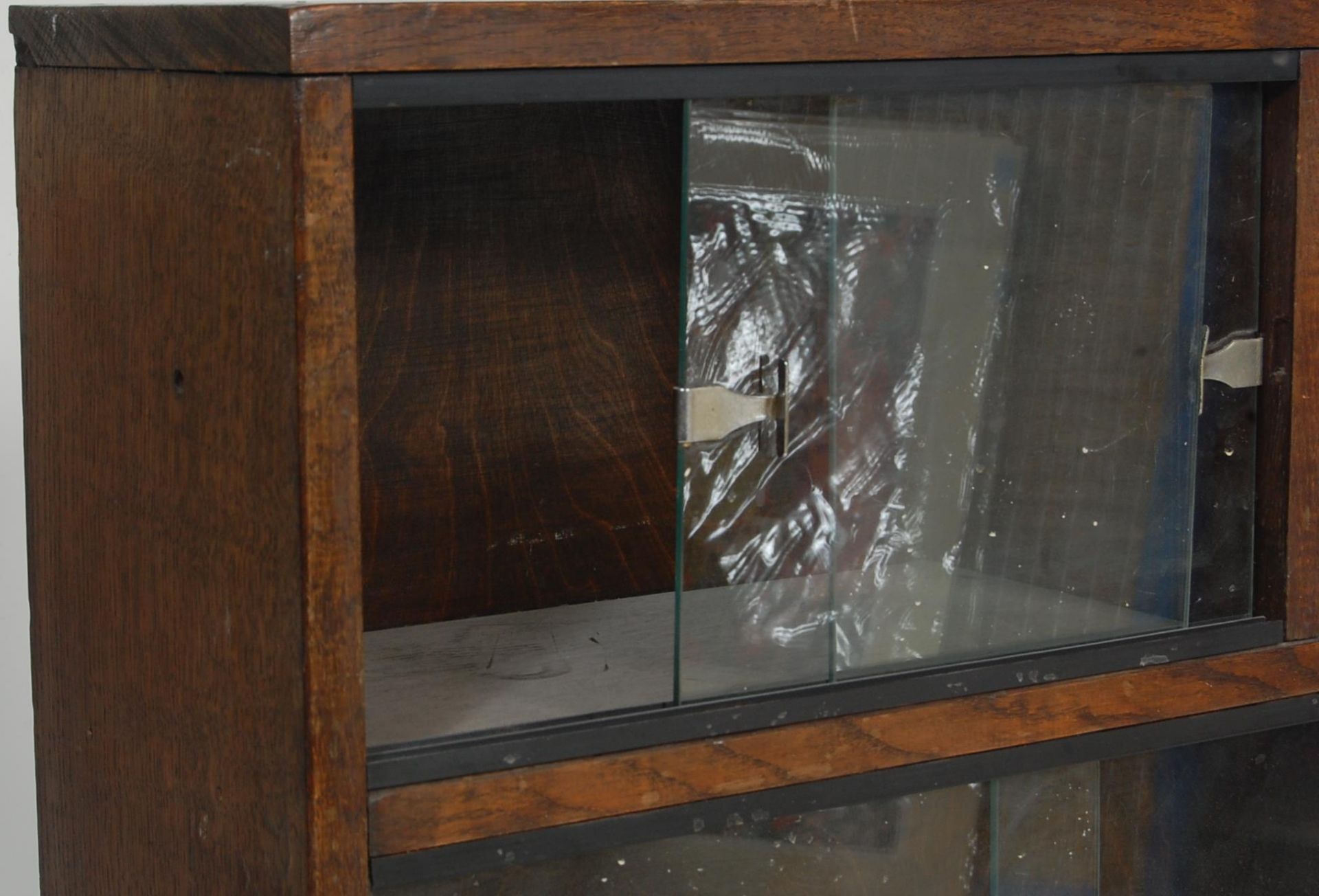 RETRO VINTAGE 1950S OAK THREE TIER BOOKCASE - Bild 3 aus 7