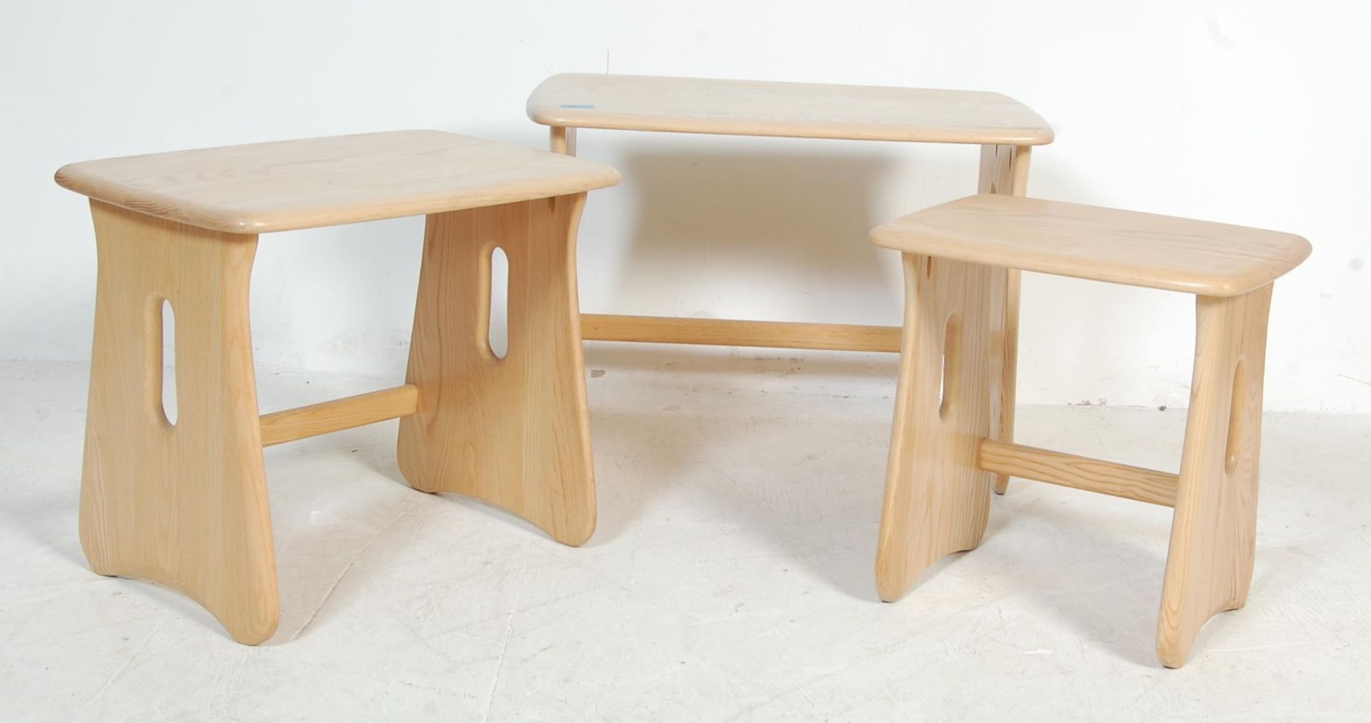 CONTEMPORARY ERCOL WINDSOR RANGE NEST OF TABLES