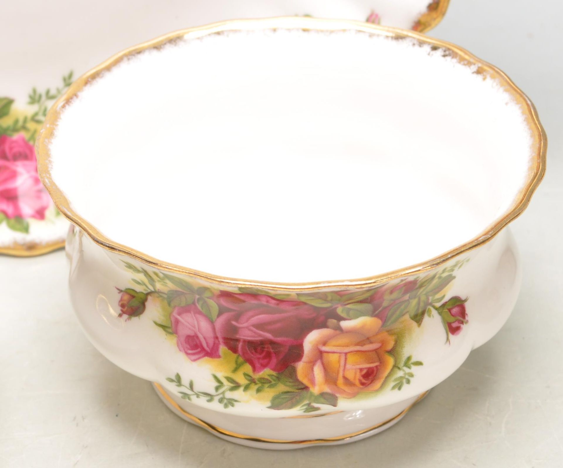 VINTAGE 20TH CENTURY ROYAL ALBERT OLD COUNTRY ROSES TEA SERVICE - Bild 8 aus 10