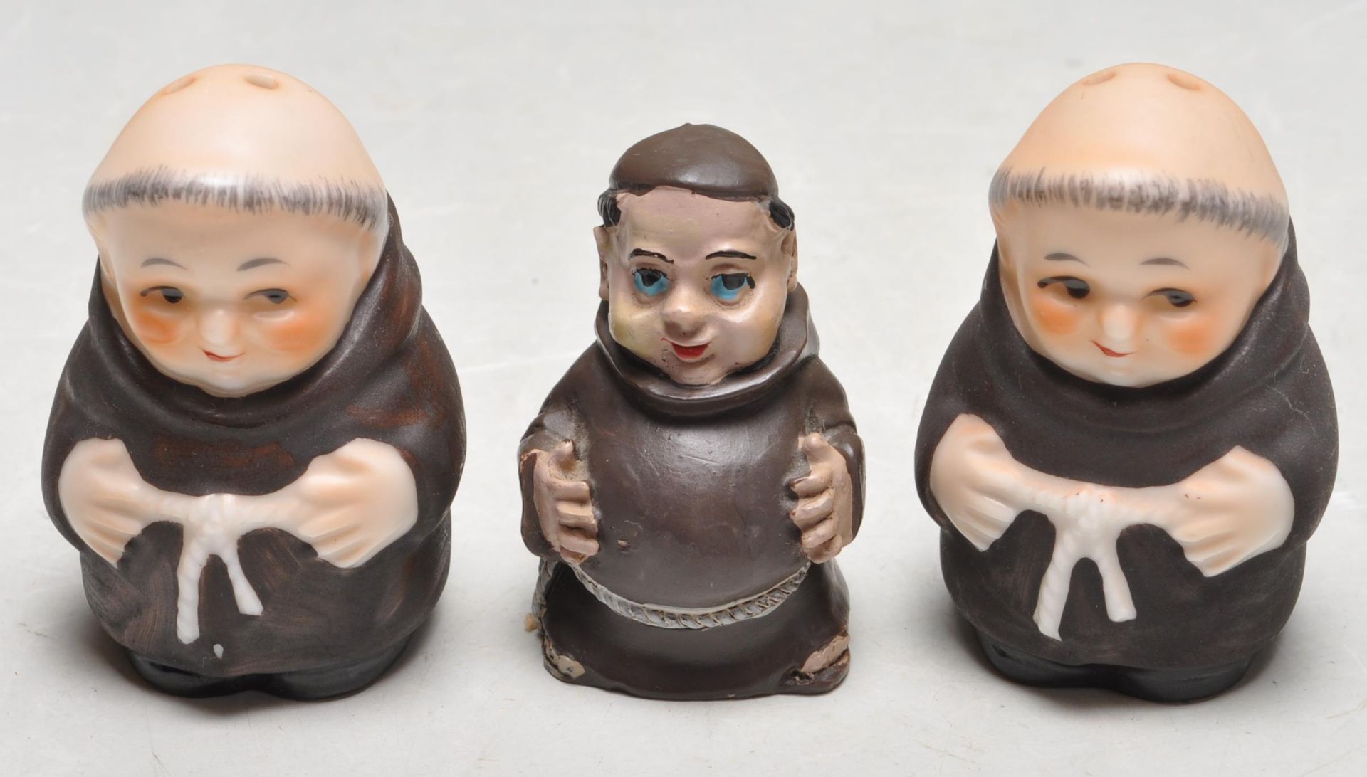 RETRO VINTAGE LATE 20TH CENTURY HUMMEL GOEBEL MERRY MONK POTTERY - Bild 2 aus 8