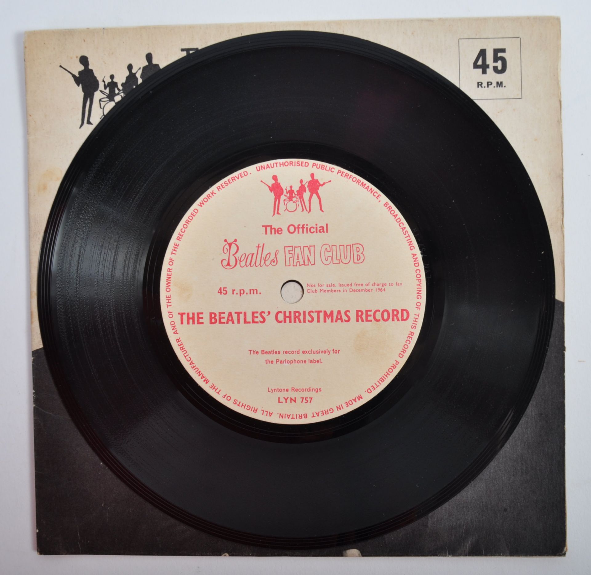 THE BEATLES - 1964 CHRISTMAS FLEXI DISC FAN CLUB - Bild 3 aus 3