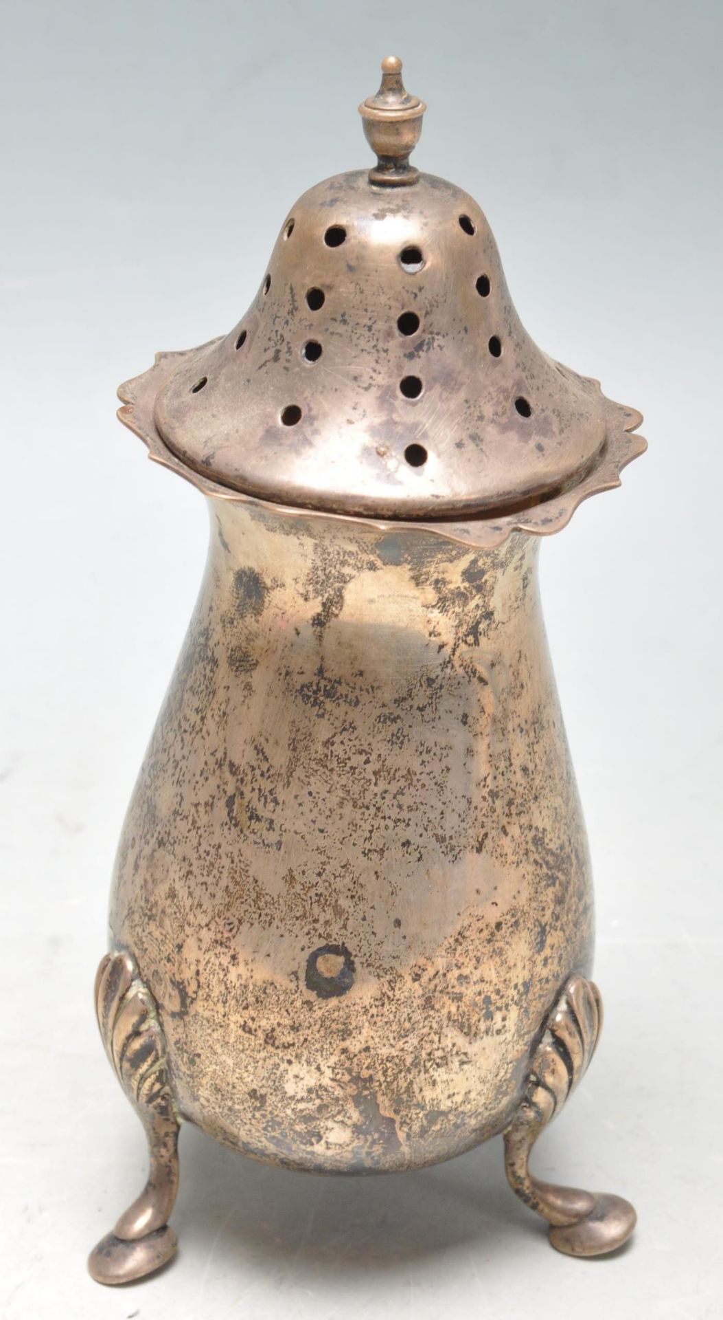 1920'S JOSEPH GLOSTER SILVER SUGAR SHAKER