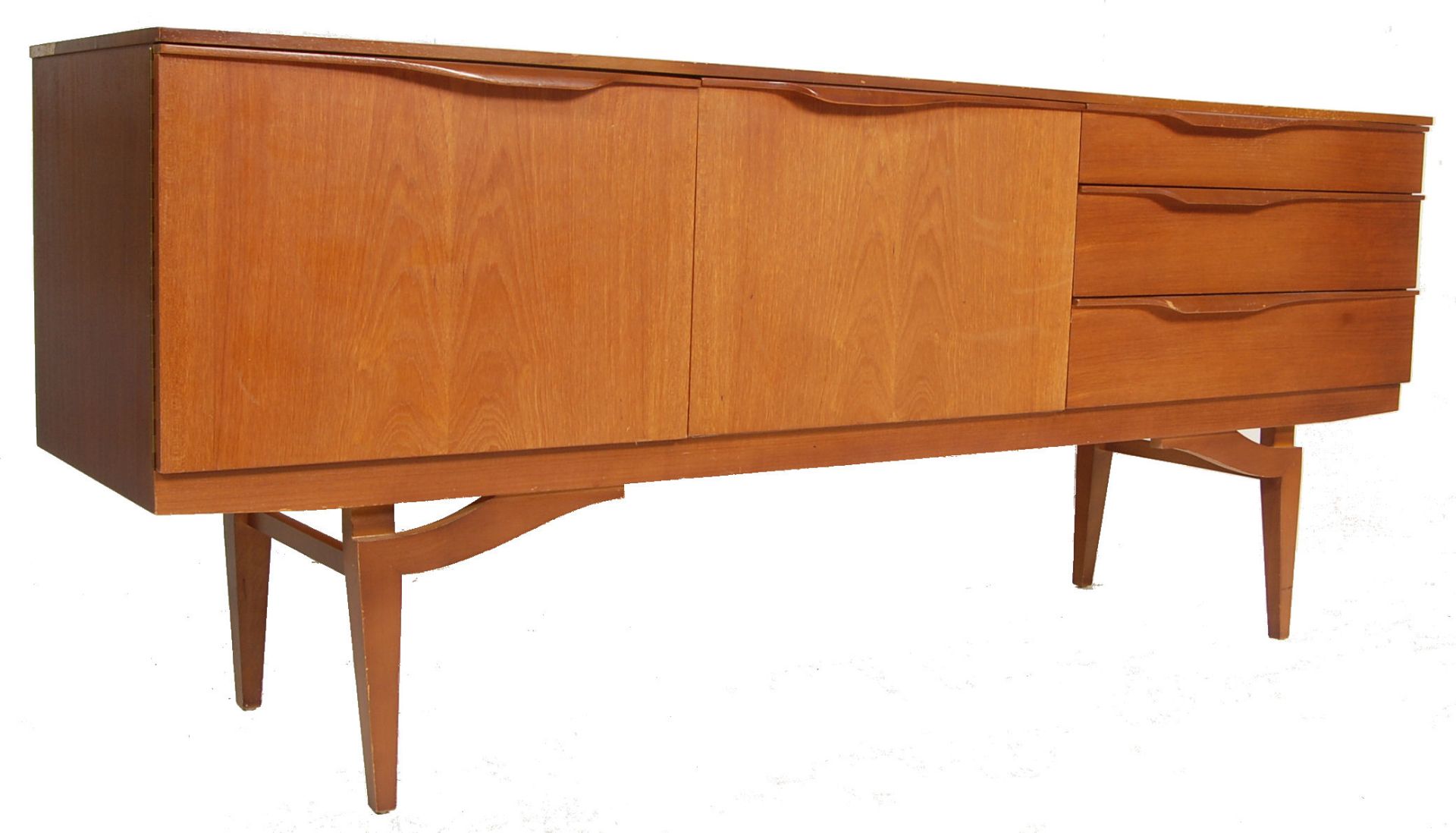 RETRO VINTAGE 1970S TEAK SIDEBOARD CREDENZA IN THE MANNER OF DUNVEGAN BY MACINTOSH OF KIRKCALDY