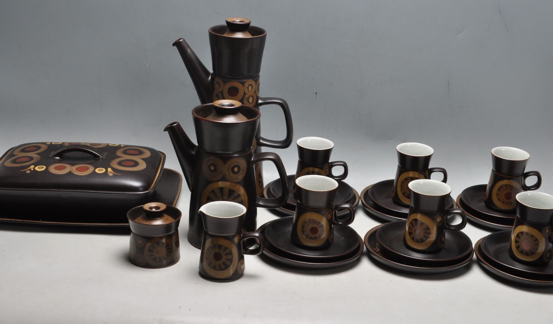 1970'S DENBY ARABESQUE COFEE SERVICE