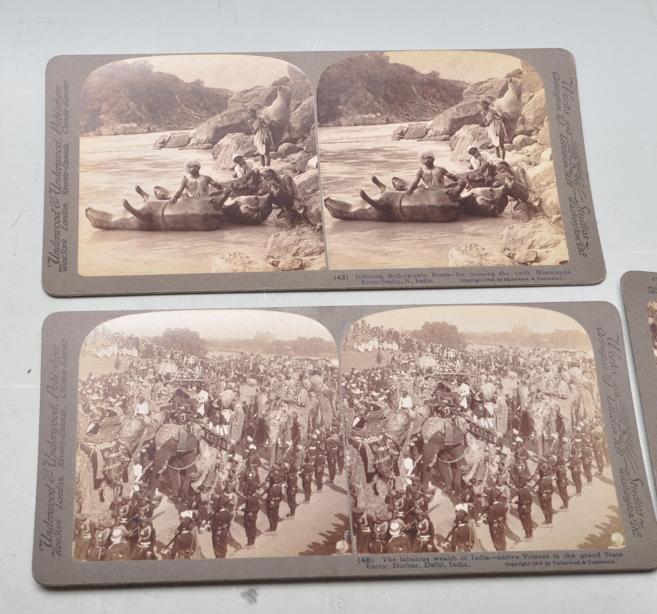 VICTORIAN / EDWARDIAN STEREOSCOPIC / STEREOSCOPE VIEWER & SLIDES - Image 6 of 11